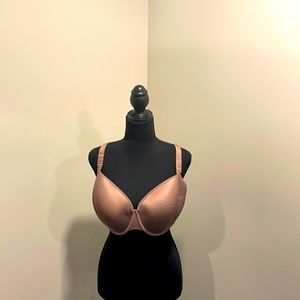 Third Love Violet Lined 38F Bra with Pleated Strap Detail